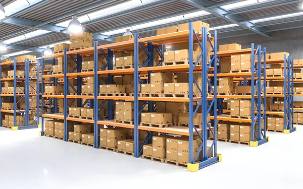 Pallet racking installed in a UAE warehouse